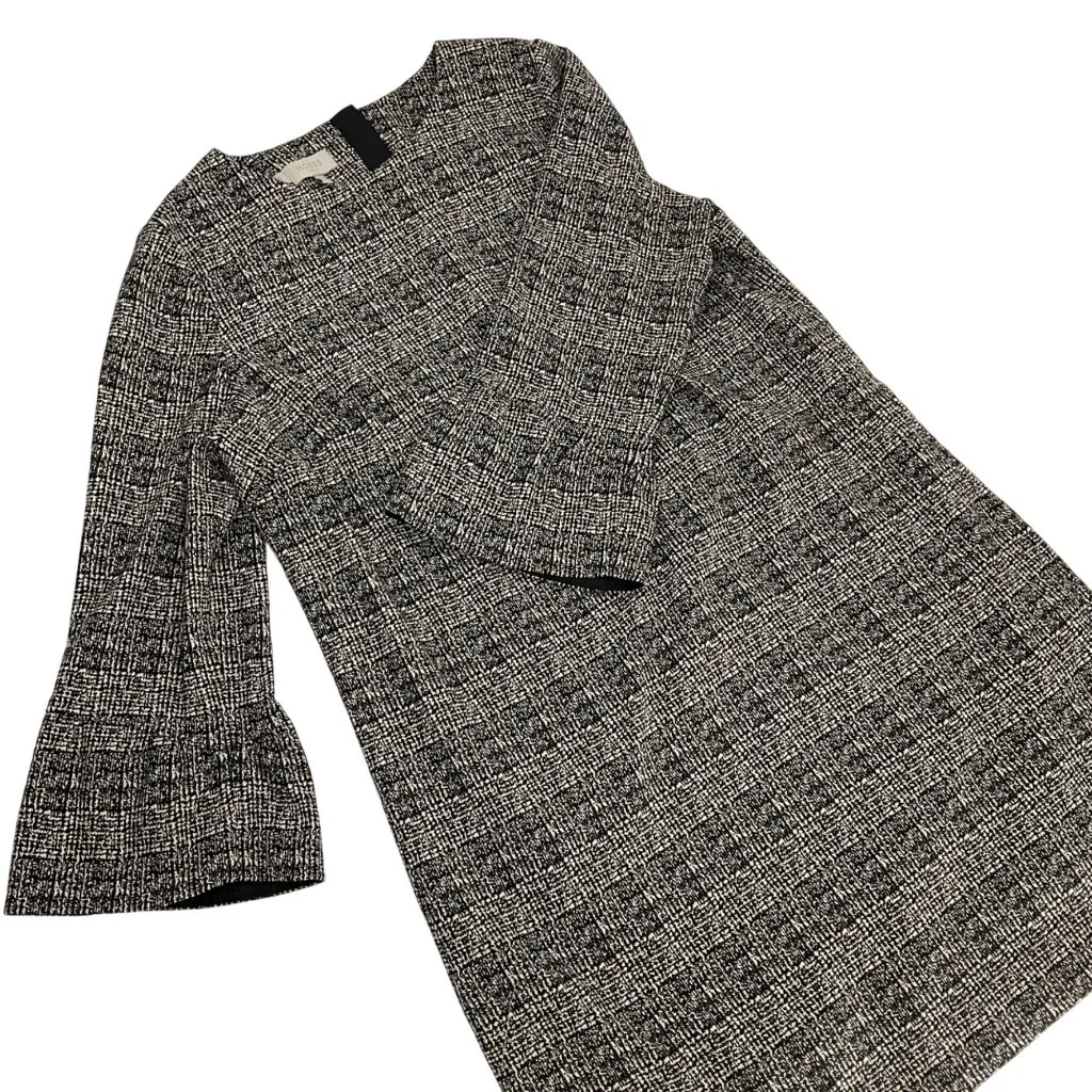 Hobbs London Womens Black & White Tweed Dress Size US 14 business career classic - Image 4