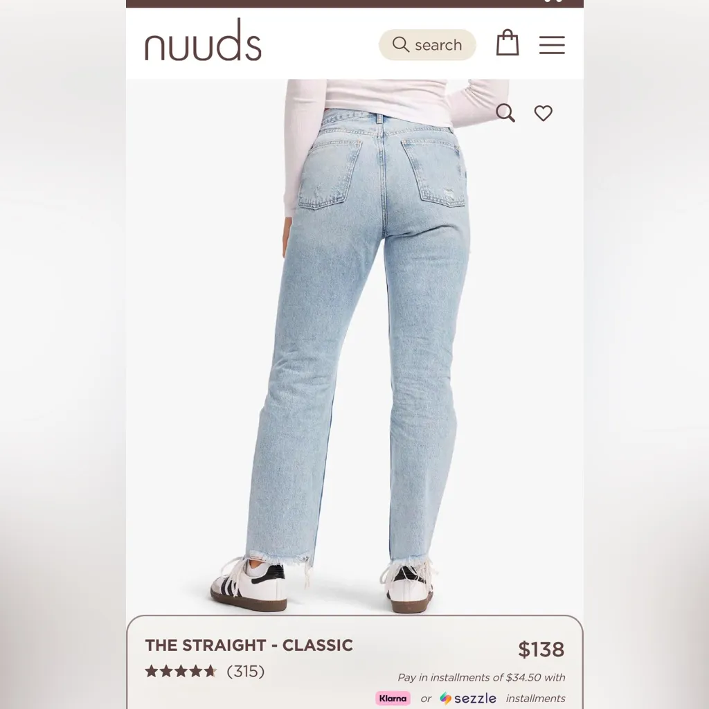 Nuuds Women's Straight Leg Jeans - Image 3