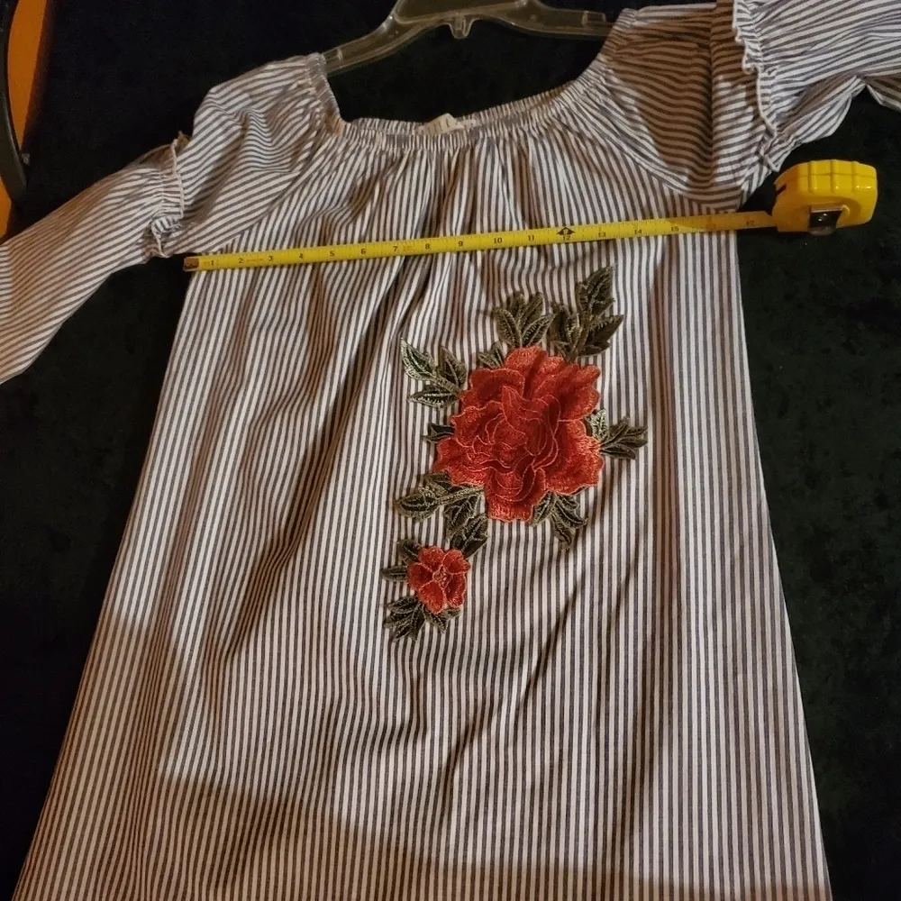 Potter's Pot Floral Embroidery Top Dress - Image 10