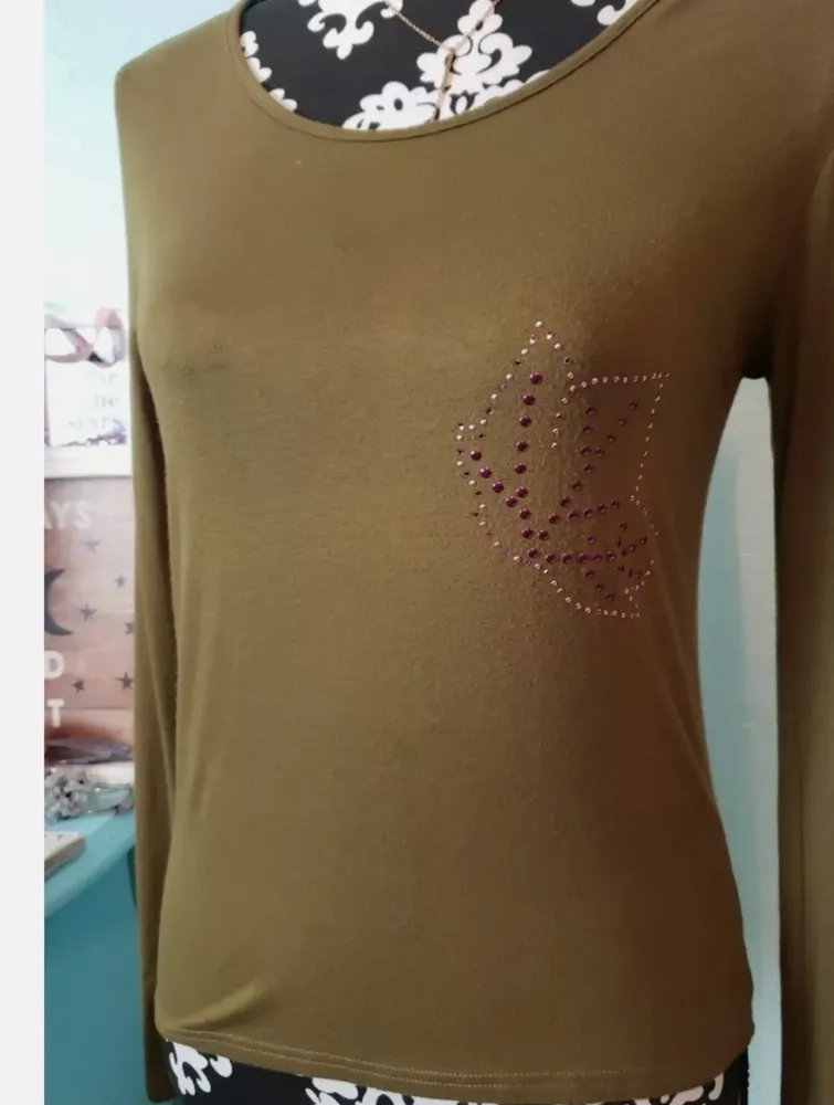 Sonia Rykiel Paris 1970's grommet stretch top - Image 8