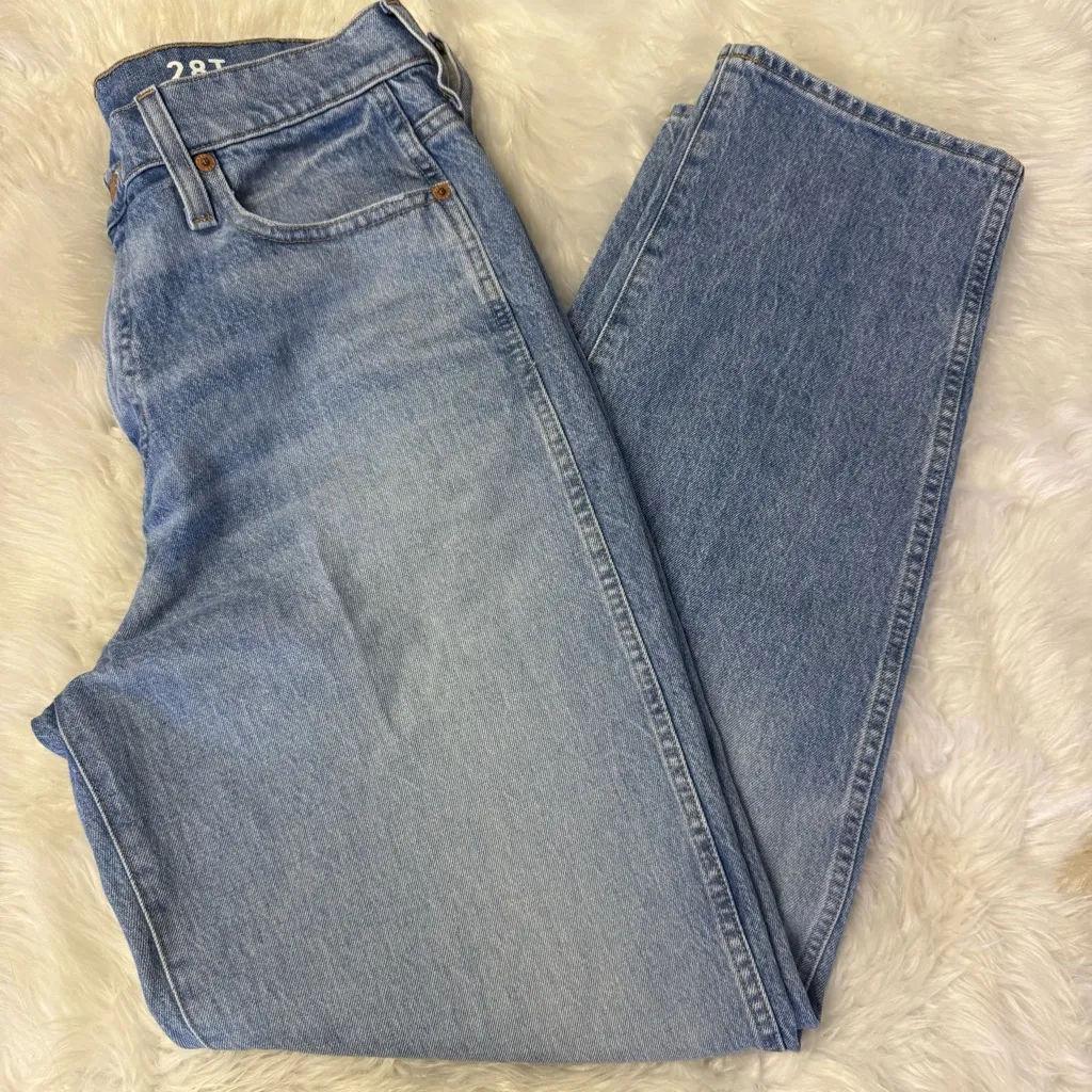 J.Crew Peggy Jean High Rise Taper Straight Jeans Women’s Size 28 Tall - Image 6