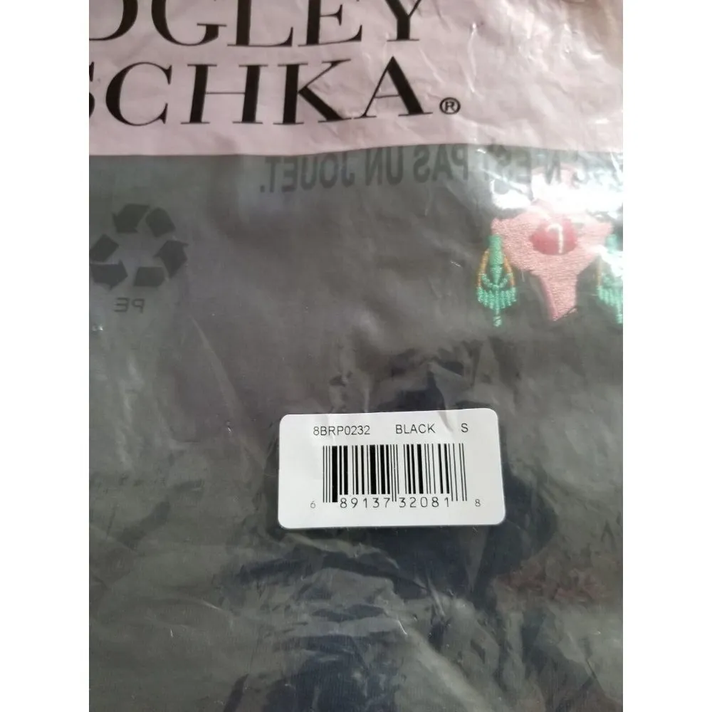 Badgley Mischka French Terry Jogger Pants with Pockets Black Women's Size S - Image 3