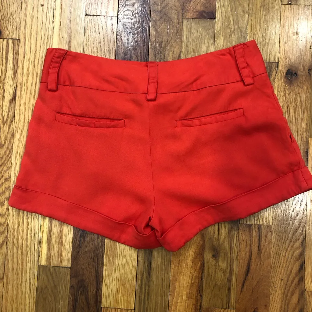 Alice + Olivia  Red Women's Shorts - Image 5
