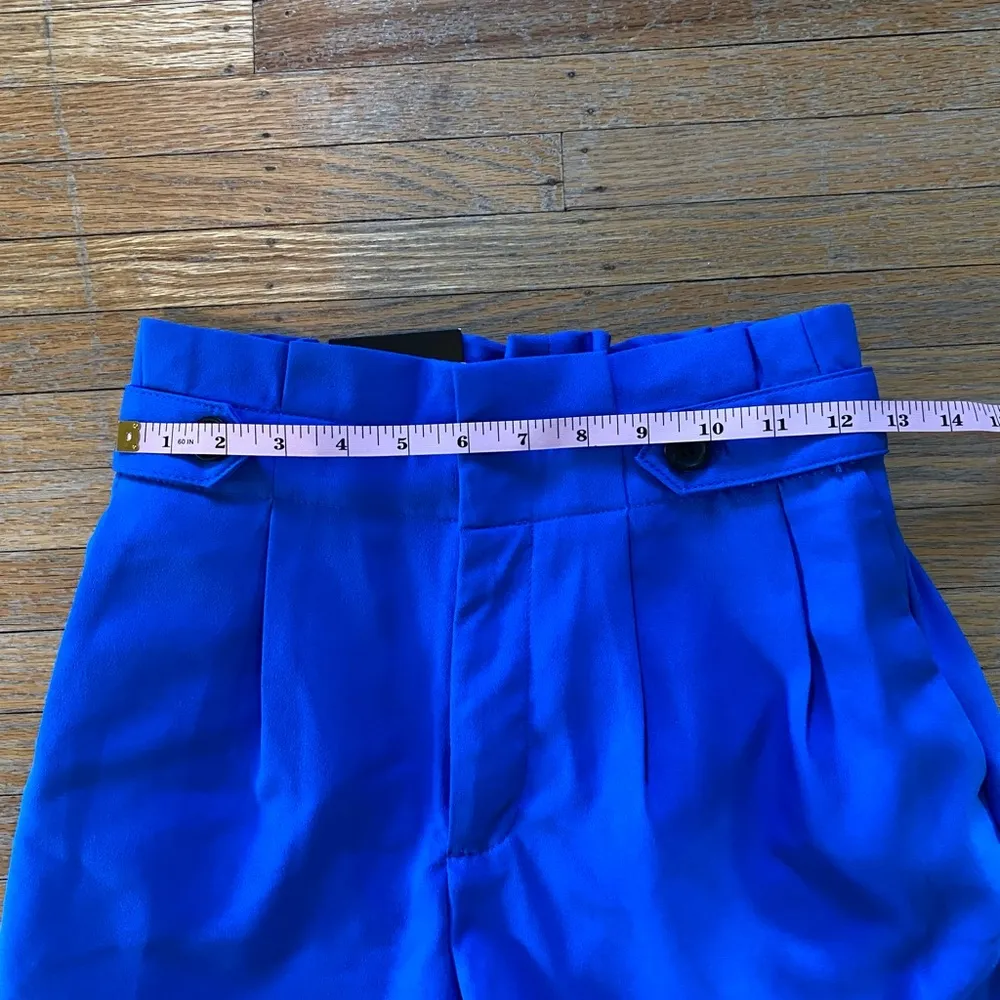 COPY - Banana Republic Women’s Electric Blue Shorts Size 0 New with Tags Tie Cl… - Image 9