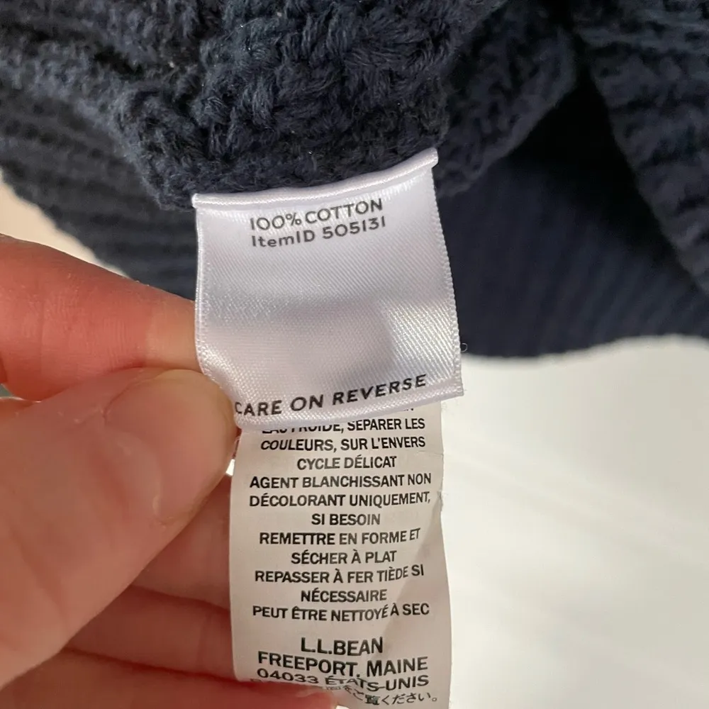 L.L. Bean Dark Blue Sweater - Image 5