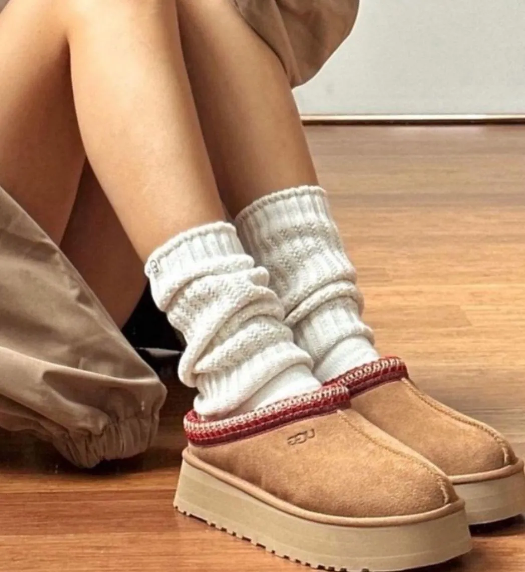 UGG Tazz Chestnut Platform Slipper Sandals 7 - Image 2