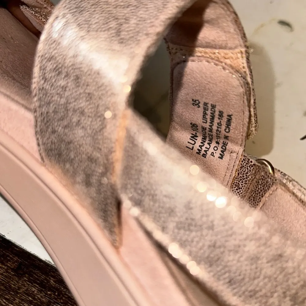 Alegria by PG lite women’s Lunah Rose Gold sandals size 35/ US 5/5.5 - Image 6