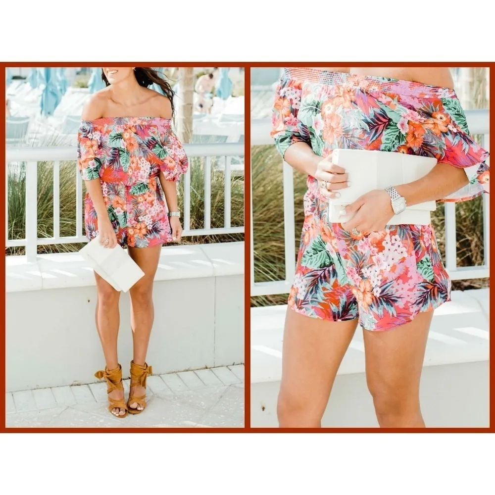 💕SHOW ME YOUR MUMU💕 Rosarita Romper ~ Aloha Beautiful XS NWT - Image 3