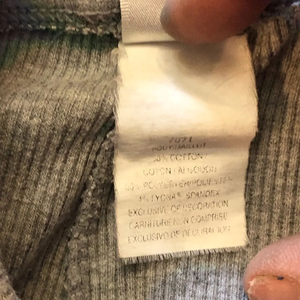 Vintage Champion Drawstring Light Gray Joggers Made in USA size Small - Image 2