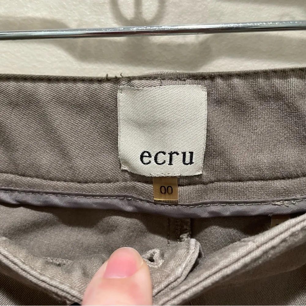 Ecru Skinny Cargo Pants Size 00 - Image 4