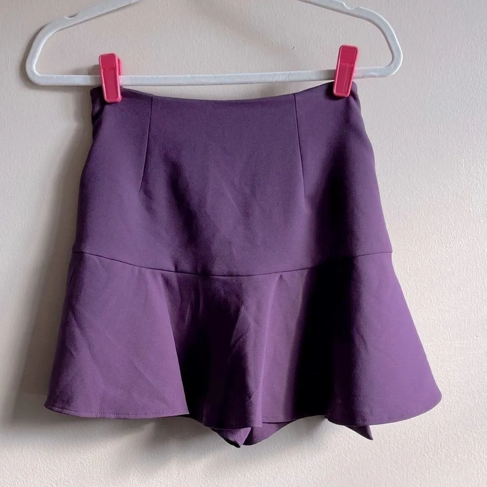 ZARA  purple skort - Image 3