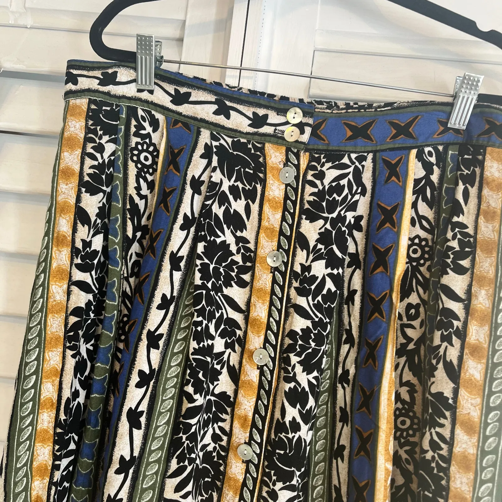 Kathi Lee Button‎ Front Midi Skirt Size 20W - Image 3