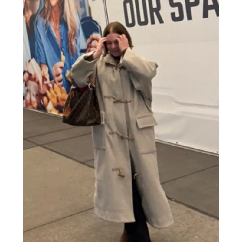 FREE PEOPLE Alma Duffle Coat in Gray Size XS - Image 2