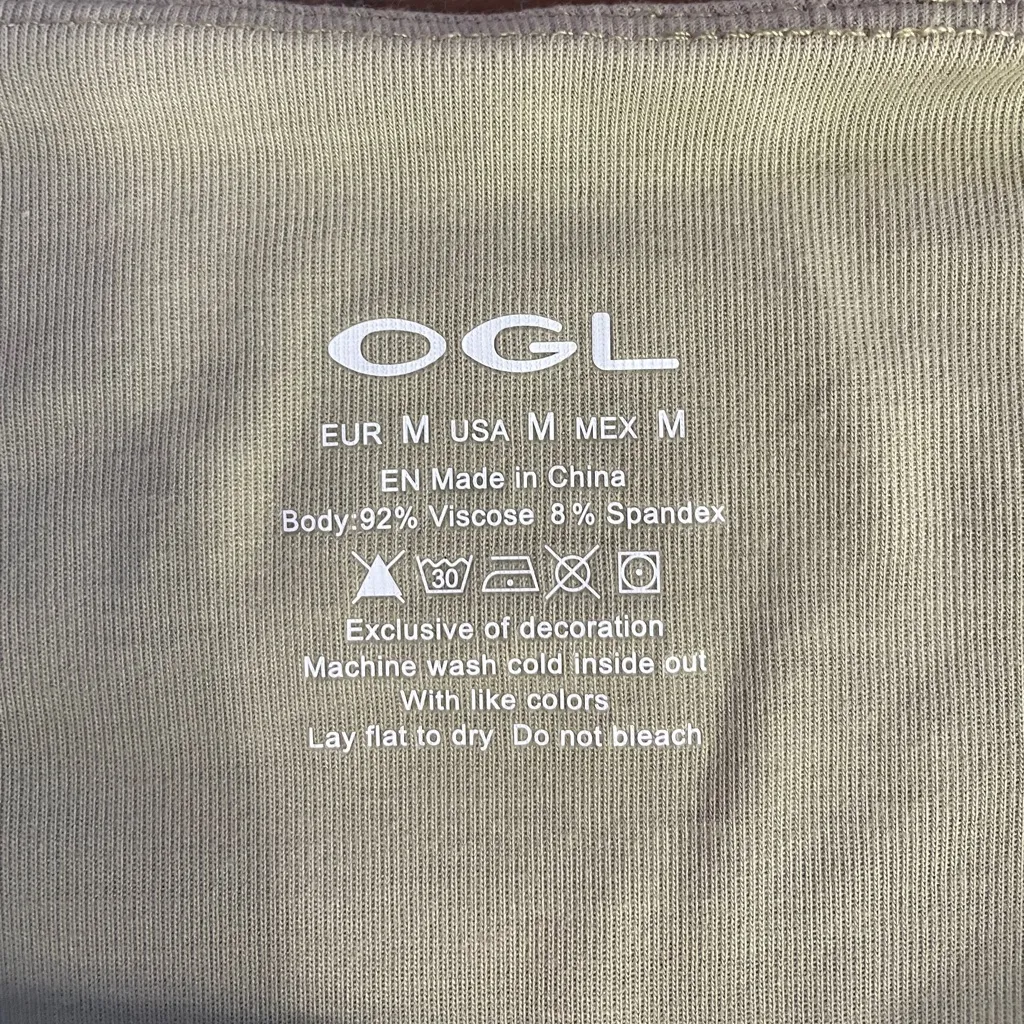 NWT OGL Side Ruched Boatneck Skin Kiss Brami Padded Built in Bra - Image 12