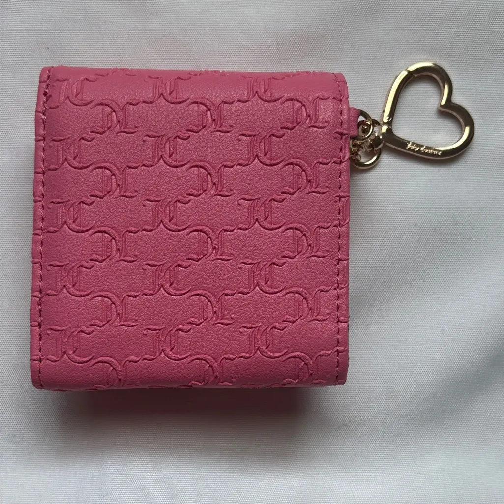 Juicy Couture Keychain Wallet Pink EUC - Image 3