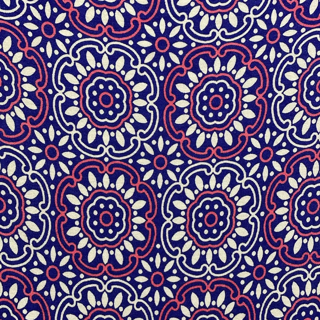 Boden Amelie Jersey Knit Short Sleeve Dress Blue White Pink Pattern Size 2 J0326 - Image 4