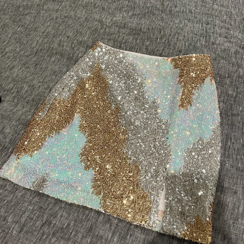 12th Tribe Genevieve  multi sequin mini skirt - Image 2
