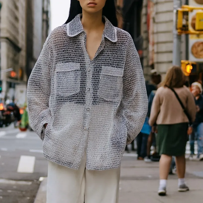 Beulah Fish Net Jacket, New with out Tags, One Size - Image 3