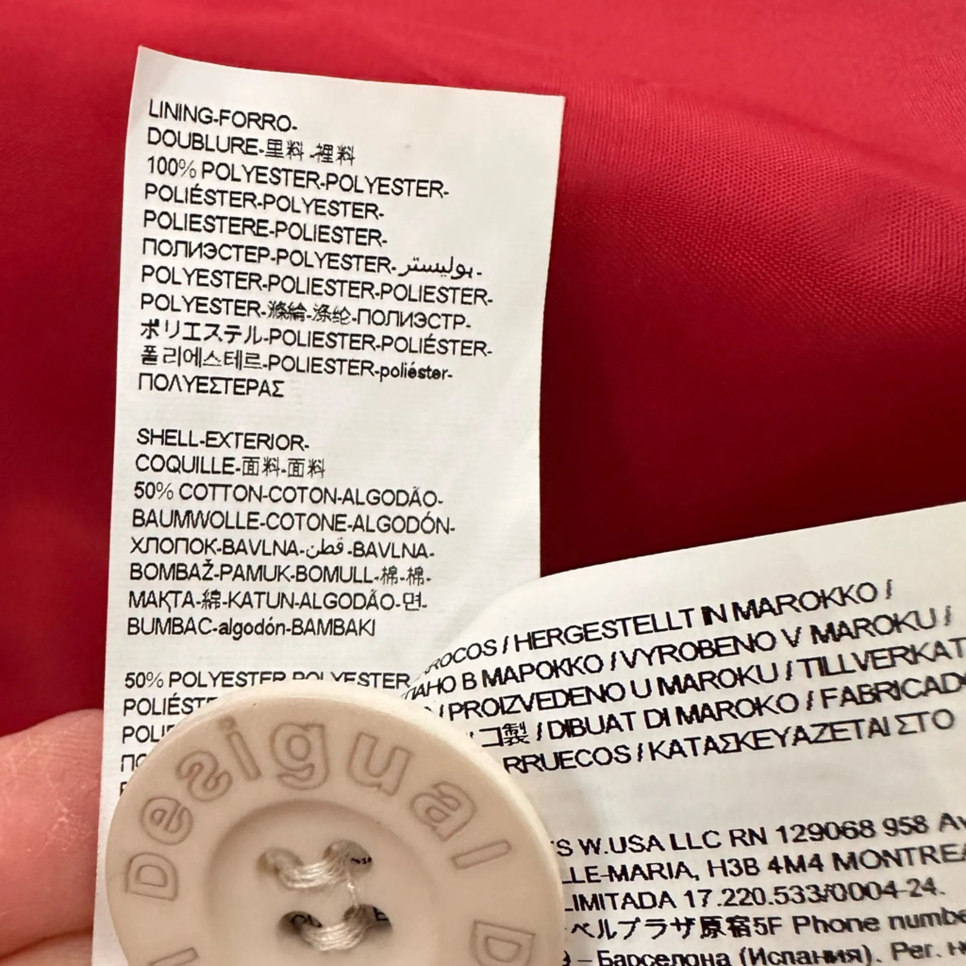 Desigual  Aztec Boho Patterned Trench Coat Button Front Mid Length - Image 8