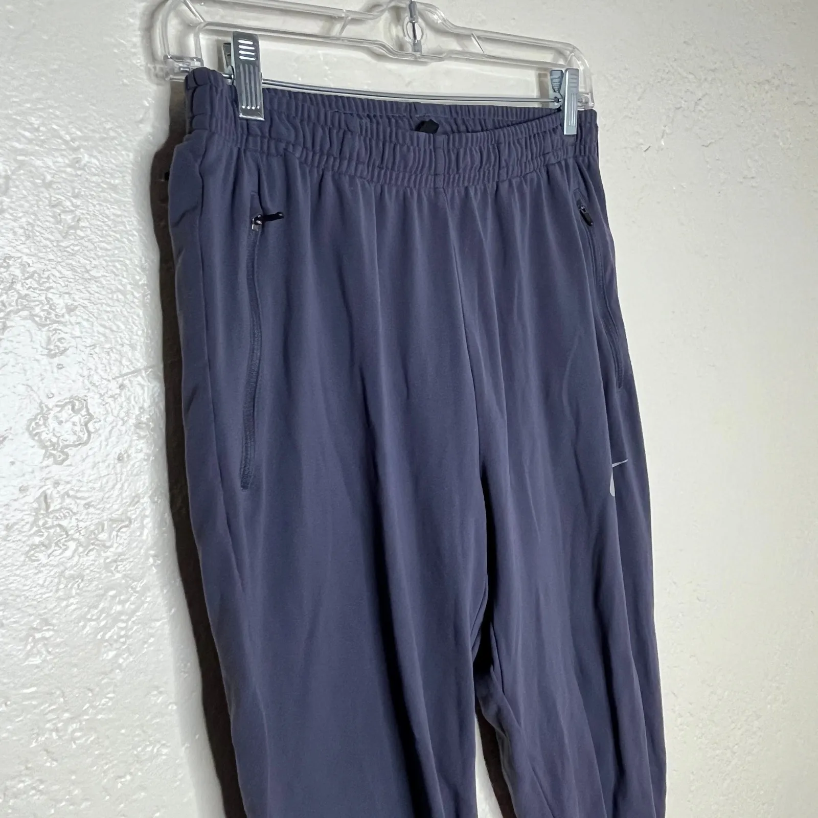 Nike Thermal Jogger Pants Athleisure Cozy Essential Women Gray Purple Medium - Image 2