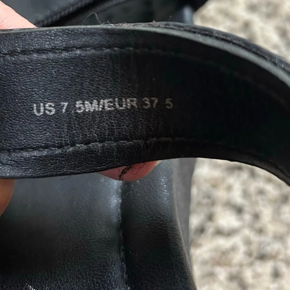 Vince Womens Black Platform Sandals Size 7.5 Strappy Carver Sport - Image 8