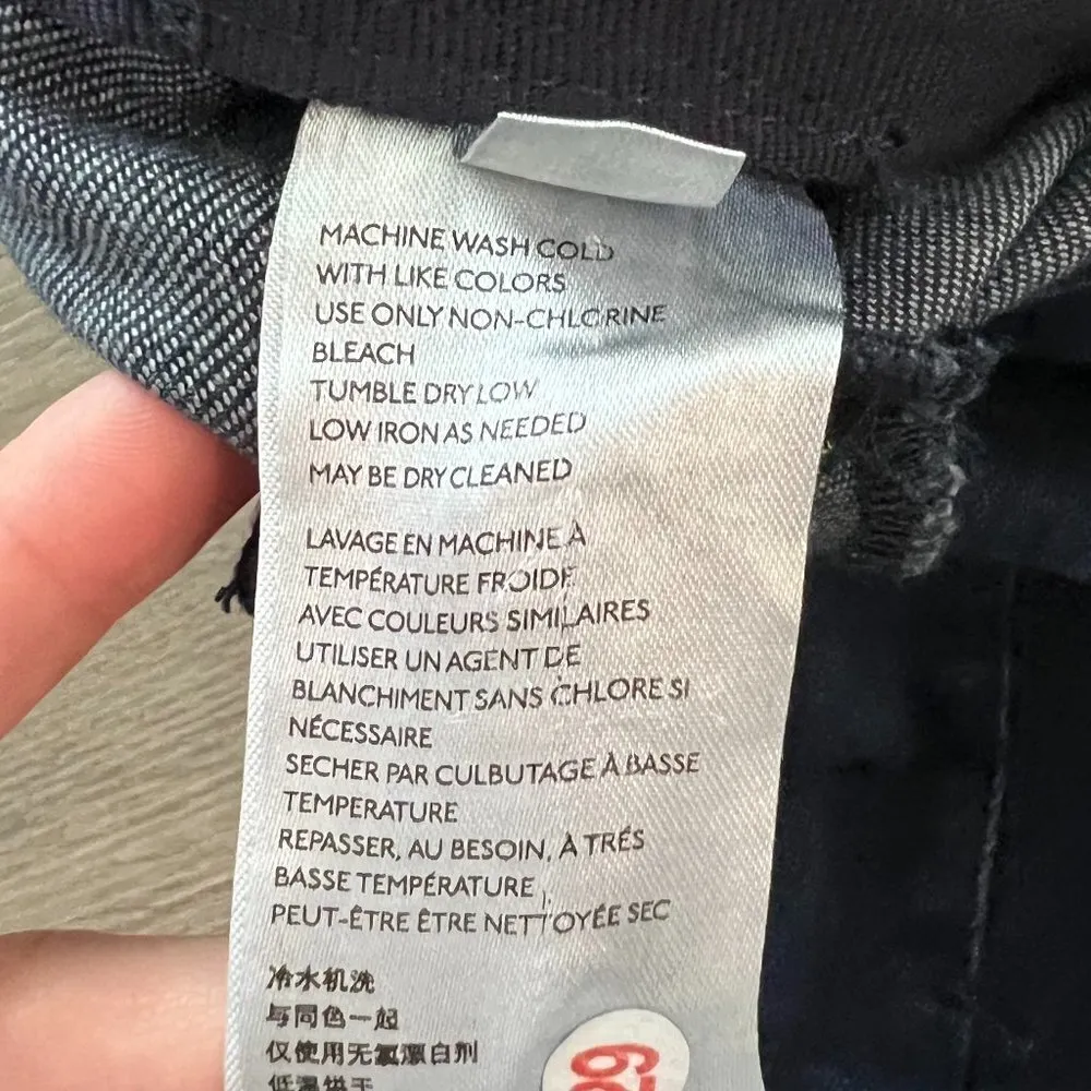 Pilcro & The Letterpress Side Zip Button Split Hem High Rise Skinny Jeans - Image 12