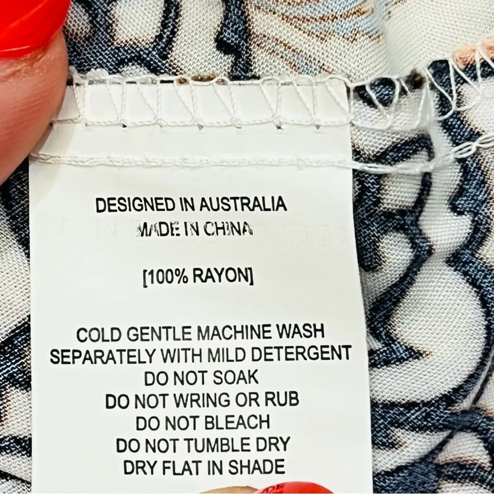 NWT Abel The Label Maxi Dress Womens Cutout Smocked Halter small - Image 11