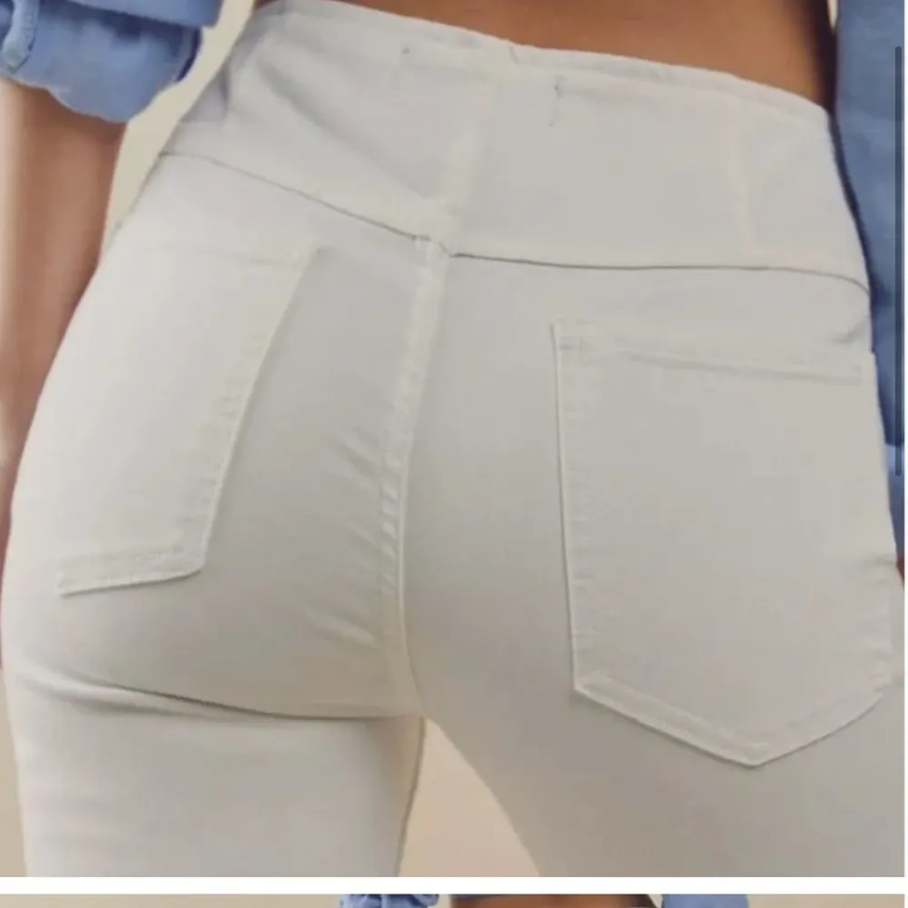 NWT Free People Penny Pull on Flare Jeans ~ White~ size 32 🤍 - Image 6