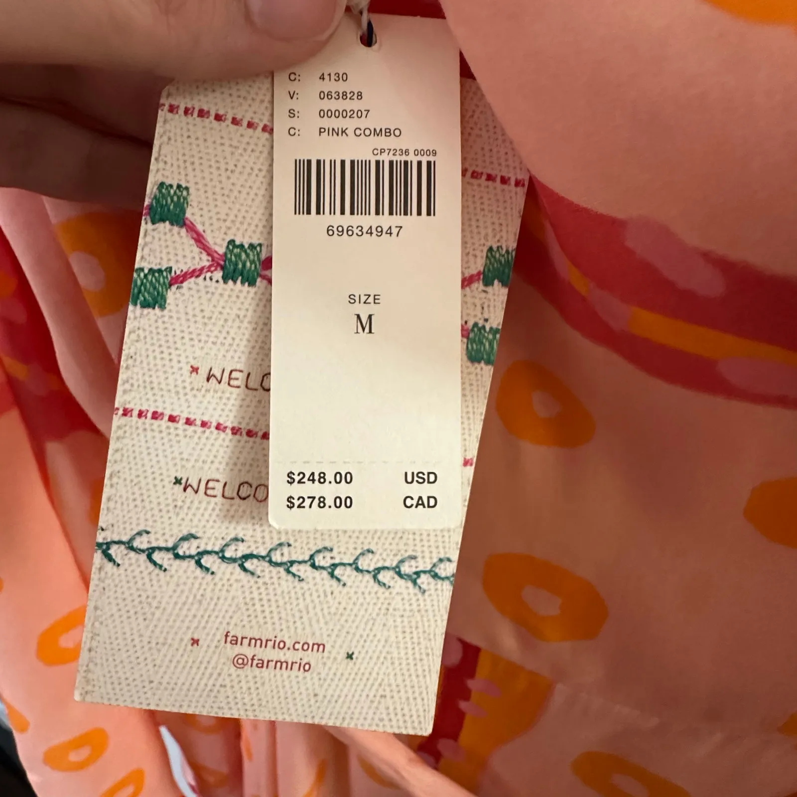 NWT Farm‎ Rio x Anthropologie One-Shoulder Starfish Maxi Dress - Image 7