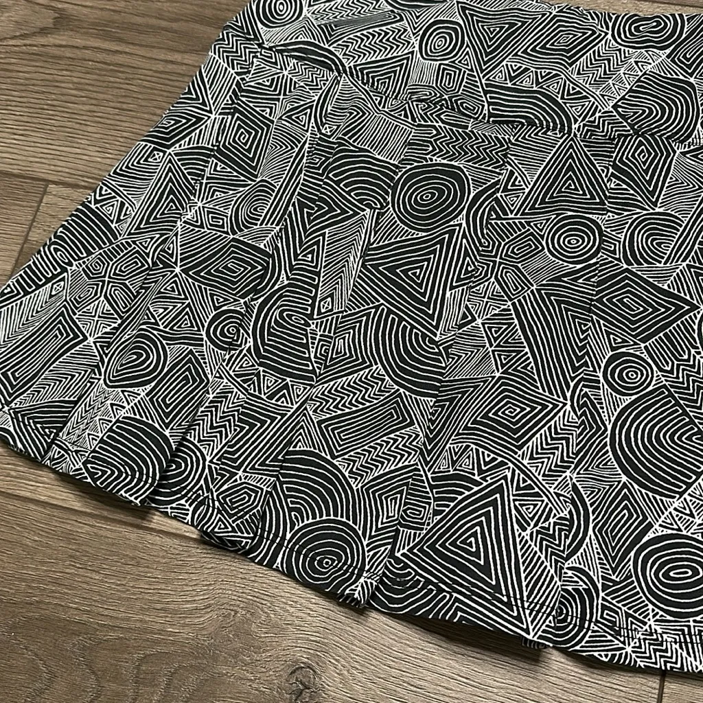 Eleven By Venus Williams Pleated Tennis Skirt Black White Size‎ Large - Image 2