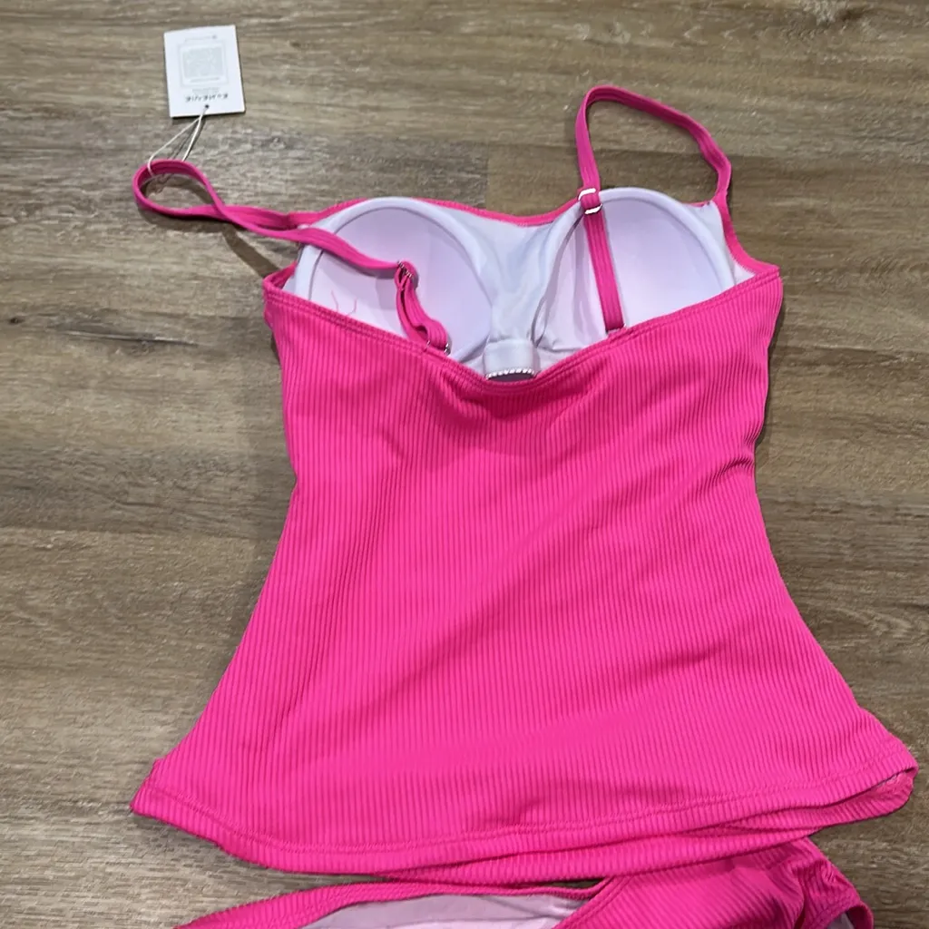 Pink Women's Swim Set - Image 2