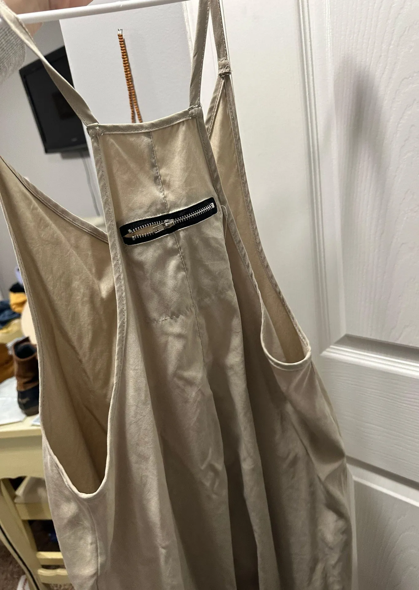 Onesie Jumpsuit Tan - Image 3