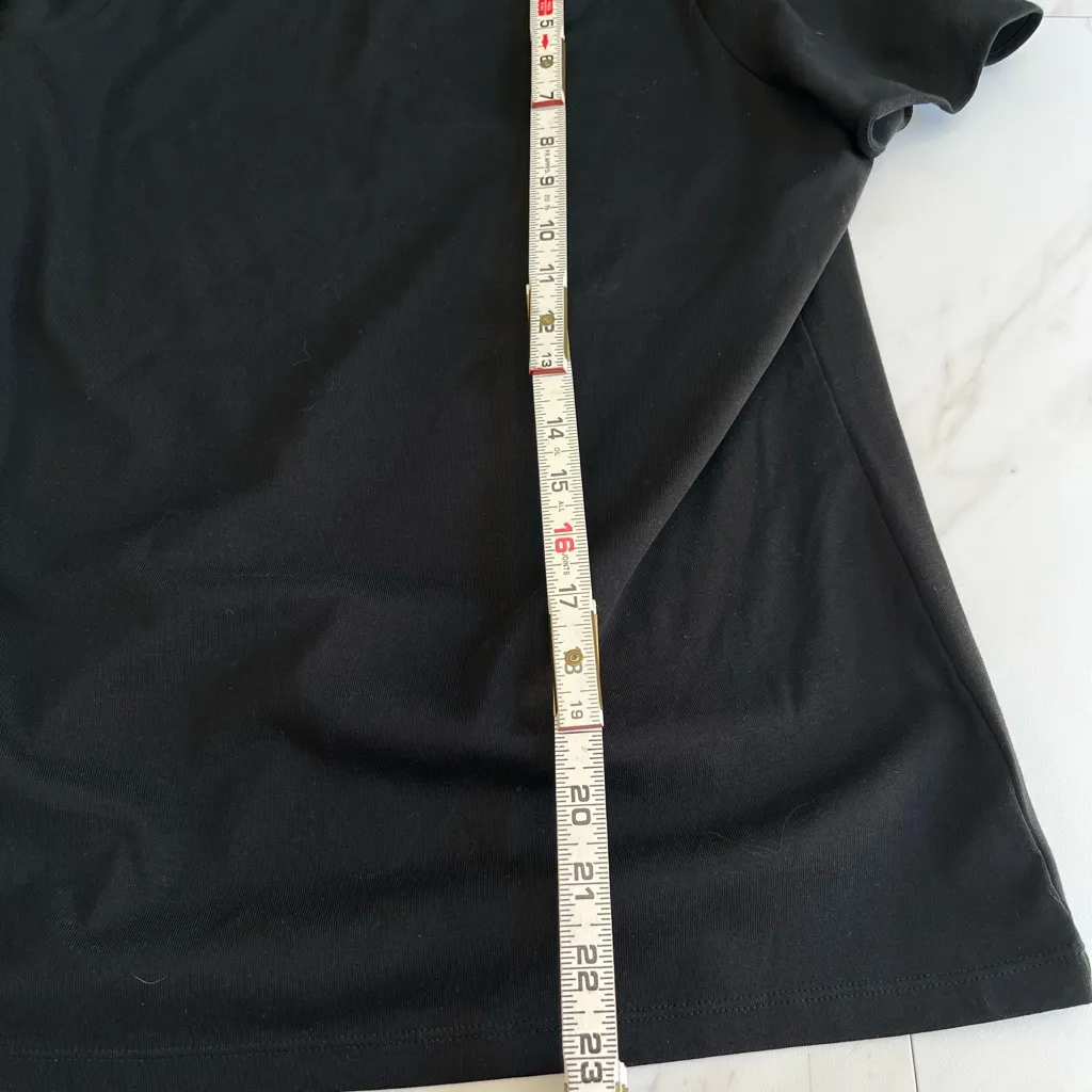 NWT Lauren Ralph Lauren Black Ruffle sleeve shirt size XL - Image 5