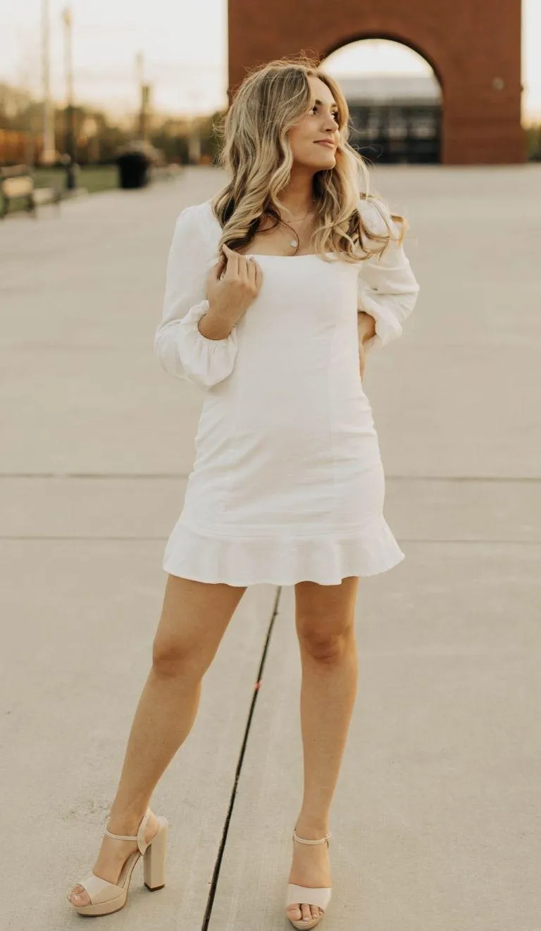 White Formal Princess Polly Dress - Image 3