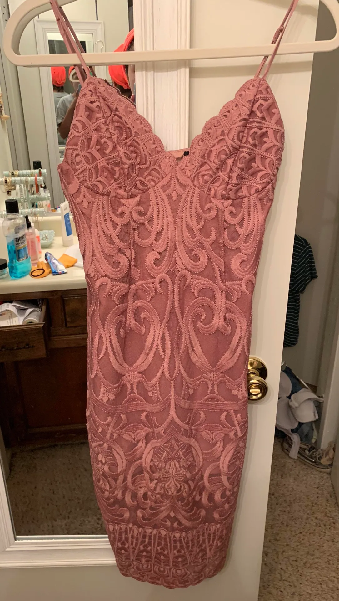 Lace Midi Dress - Image 3