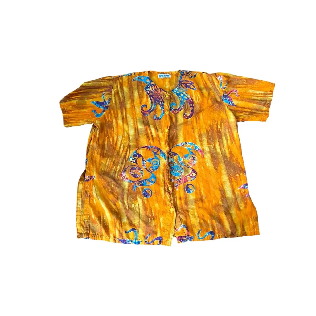 Vibrant Orange and Blue Two - Image 3