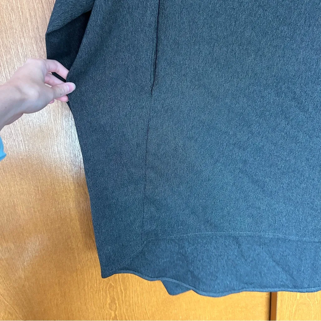 Meem Label Grey Pullover Hoodie Dress One Size Gray Size undefined - Image 4