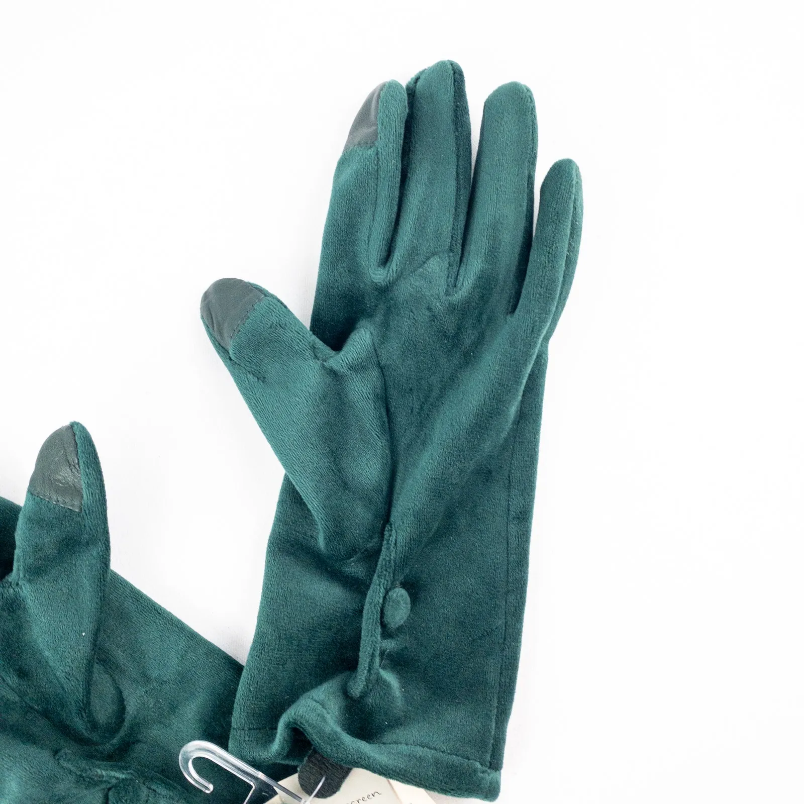 A New Day Target Emerald Green Fleece Gloves Womens One Size - Image 9