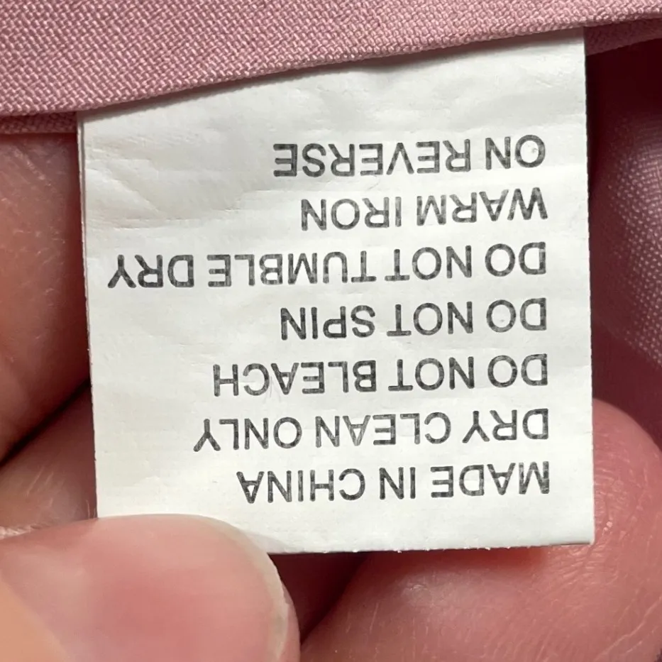 Porter XL Midi Dress Pink Snake Print Long Sleeve Pleated Skirt Boho Cottagecore - Image 8