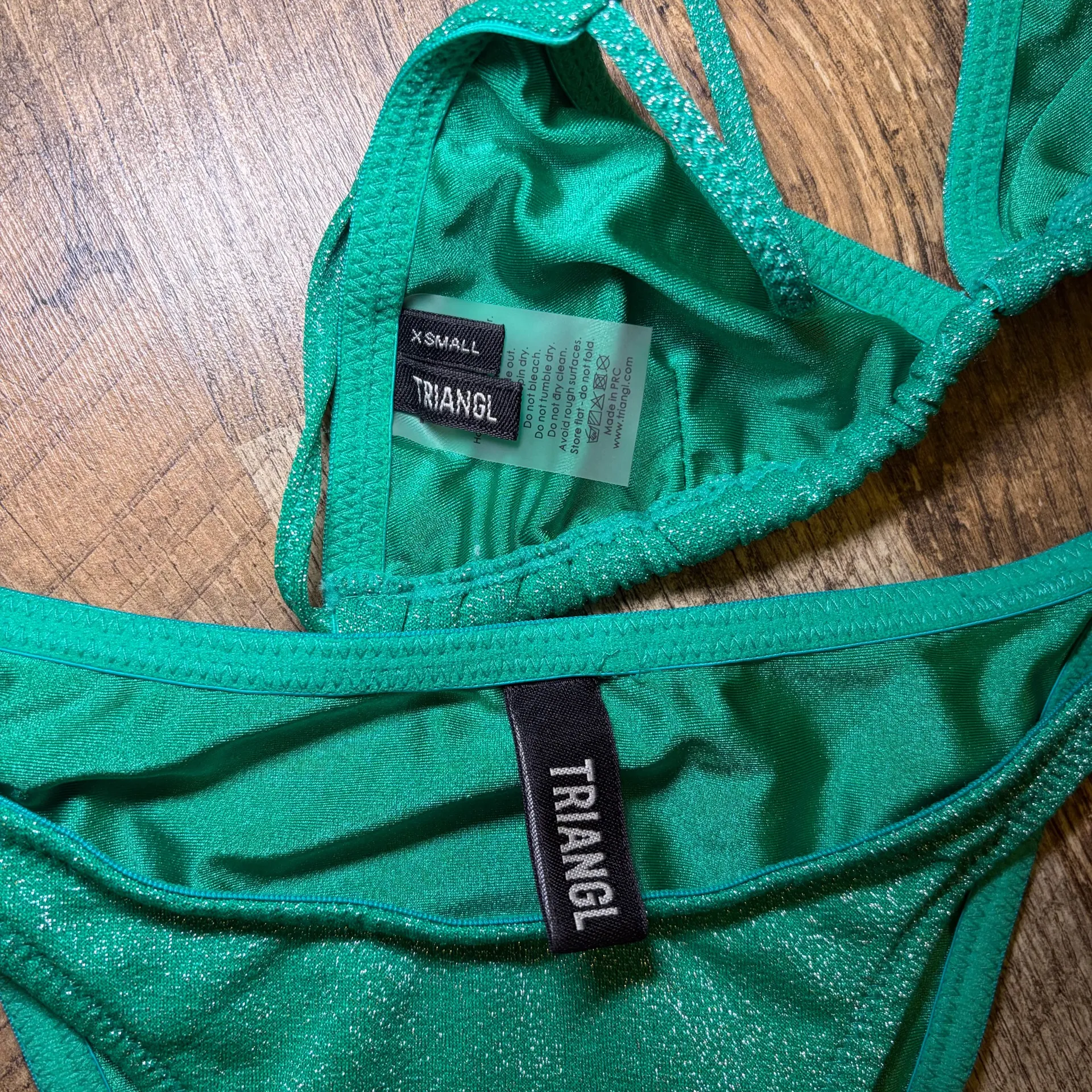 Triangl bikini green  - Image 2