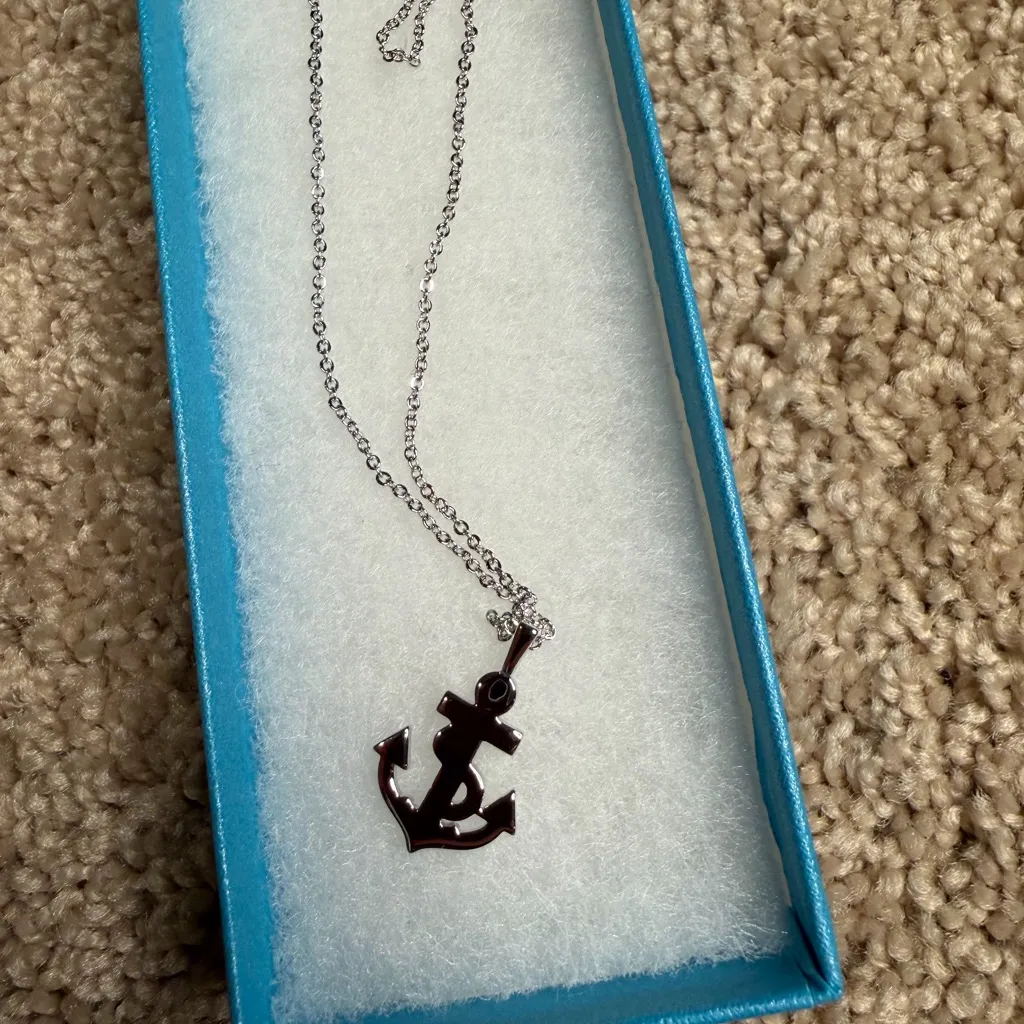 Touchstone Crystal by Swarovski Anchored Necklace - Image 4