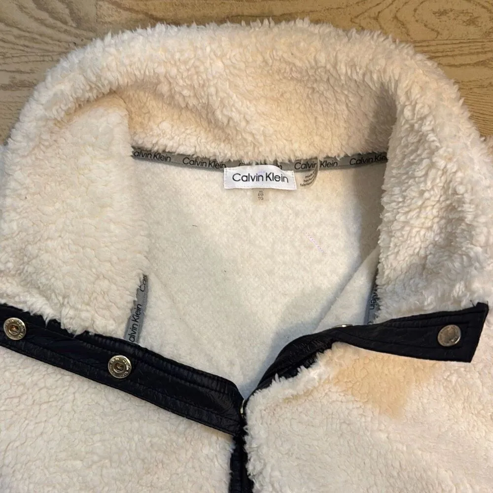 NWT calvin Klein fleece jacket size xl - Image 4
