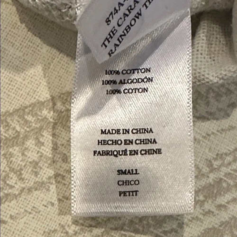 Rails Rainbow Tie-Dye Cotton V Neck T-Shirt Size Small - Image 5