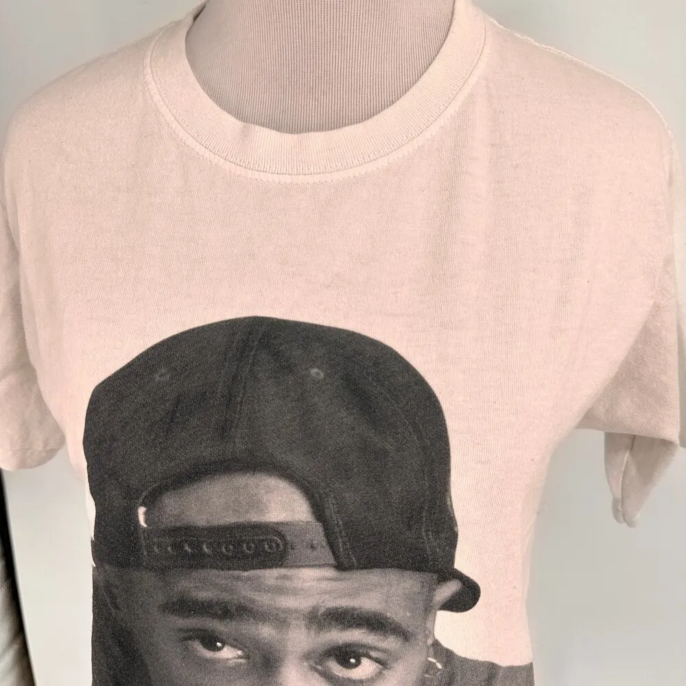 Tupac Shakur Poetic Justice White & Black Cotton T-Shirt Size Small - Image 2