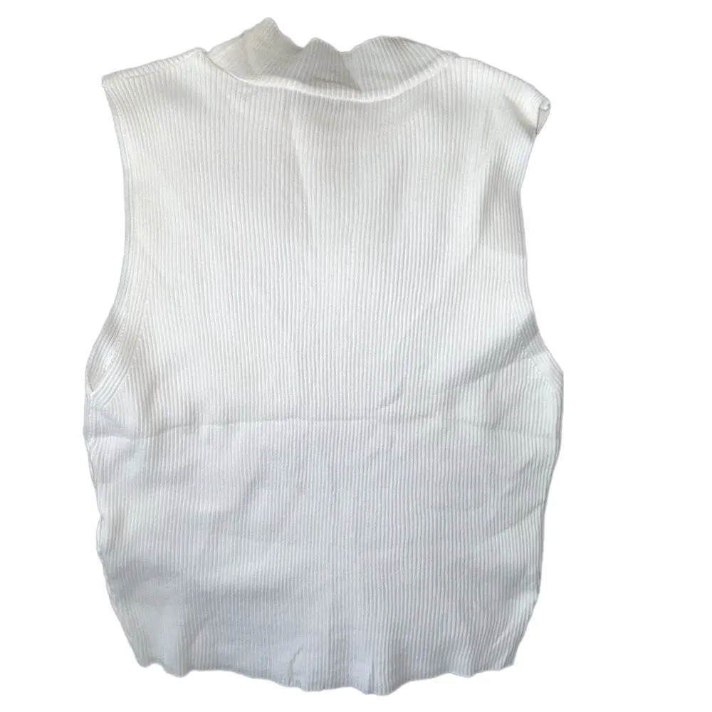 ✨ NWOT✨Zara ribbed sleeveless mock neck top✨ - Image 3