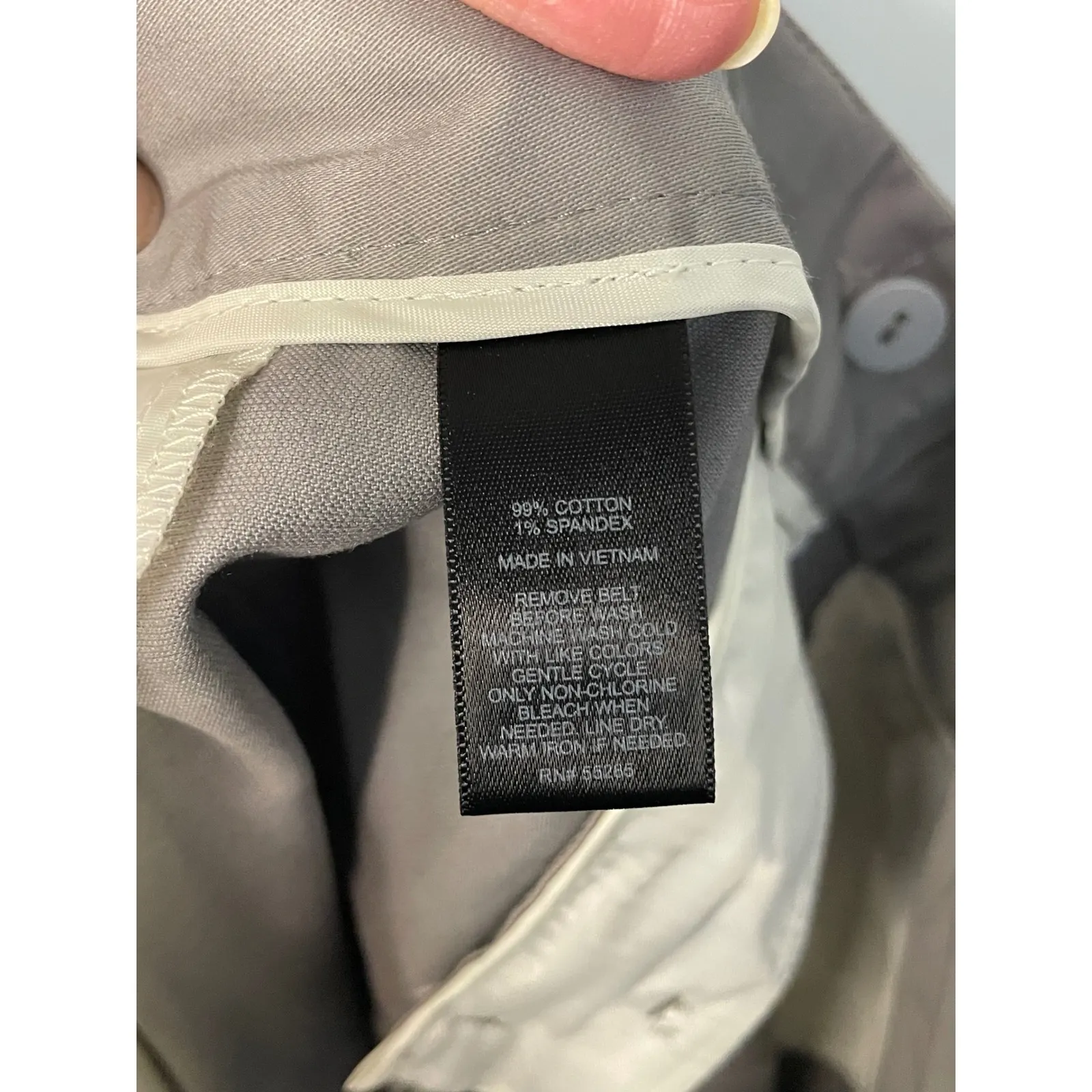 Express Editor Shorts Women's Gray Tailored Flat Front Cuffed Size 4 - Image 6