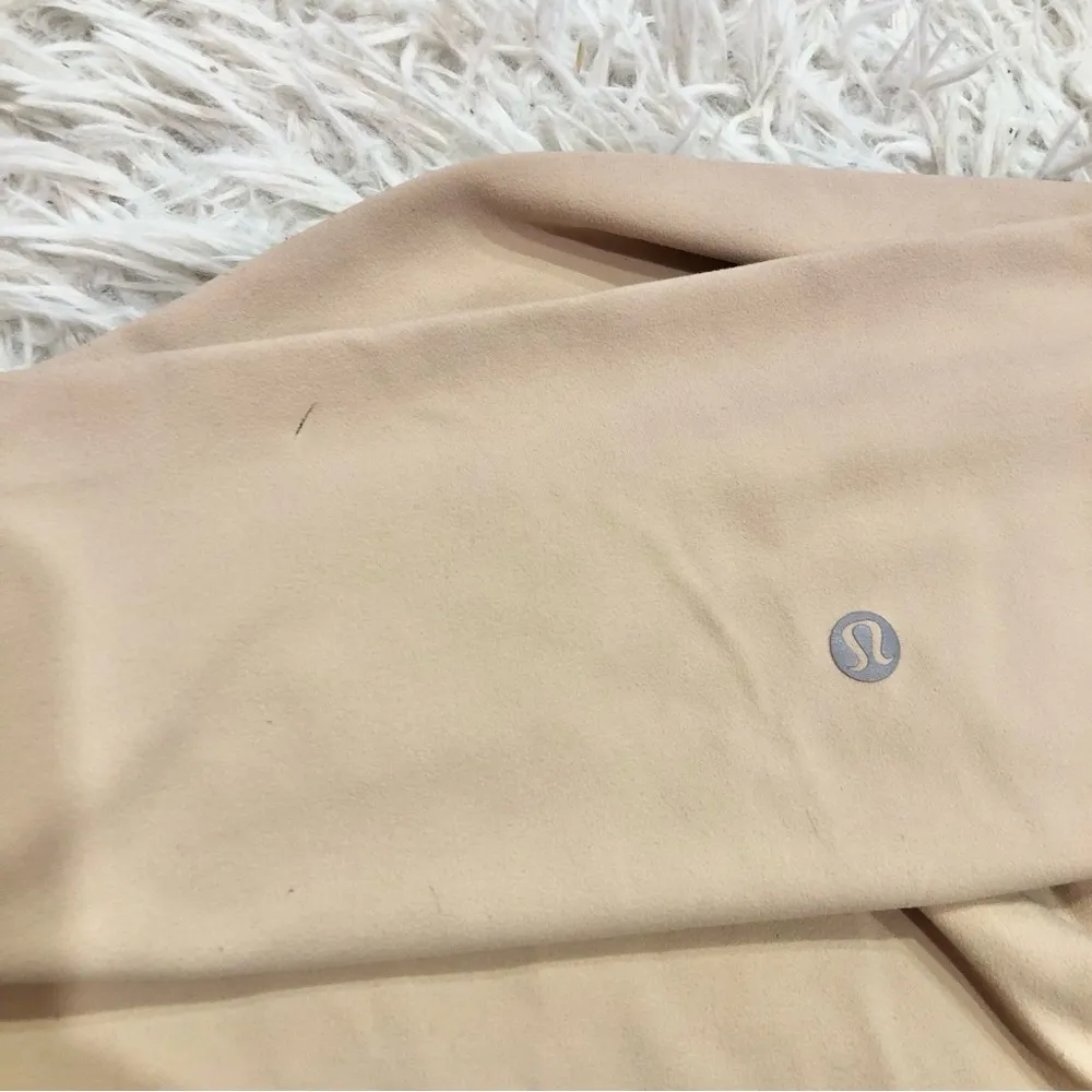 Lululemon ALIGN High Rise CROP‎ 17” PROSECCO Tan Size 10 - Image 8