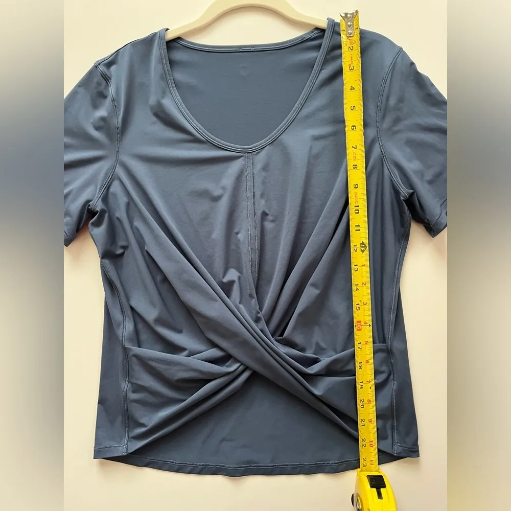 lululemon athletica Do The Daily Short Sleeve Code Blue-Size 6 or 8? - Image 9