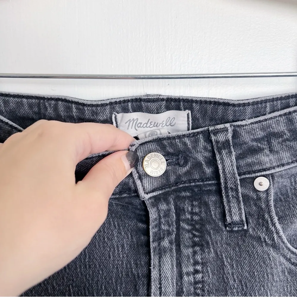 Madewell • The Curvy Perfect Vintage Jean slim tapered mom black Lunar Wash - Image 5