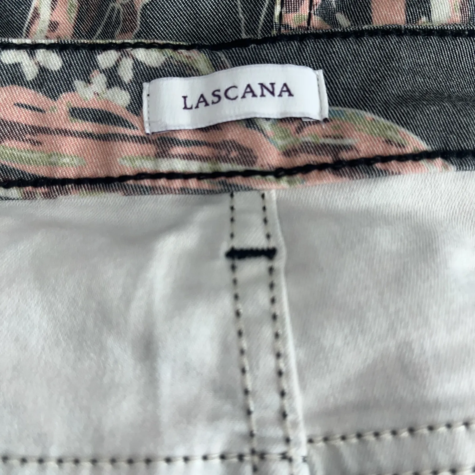 Lascana Women's Skinny Leg Cropped Paisley Print Boho Casual Pants Size 8 - Image 6